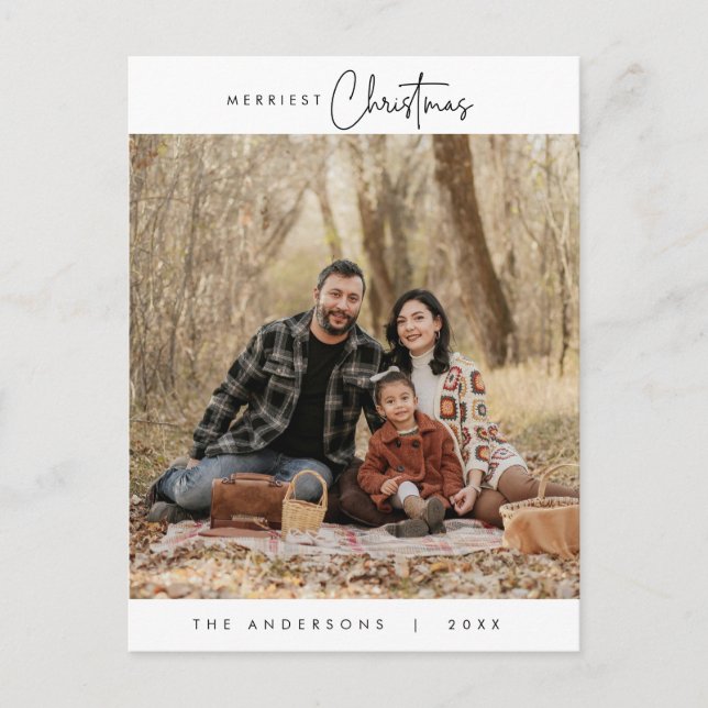 Postal Felicidad al saludo a la familia de los Navidades  (Anverso)