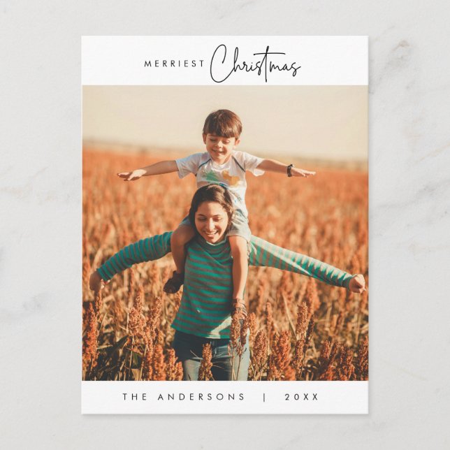 Postal Felicidad al saludo a la familia de los Navidades  (Anverso)