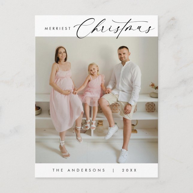 Postal Felicidad al saludo a la familia de los Navidades  (Anverso)