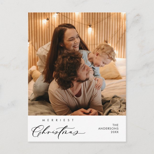 Postal Felicidad al saludo a la familia de los Navidades  (Anverso)