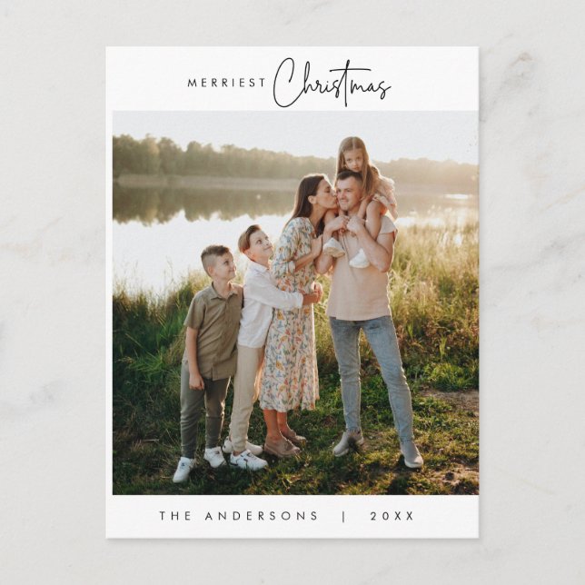 Postal Felicidad al saludo a la familia de los Navidades  (Anverso)