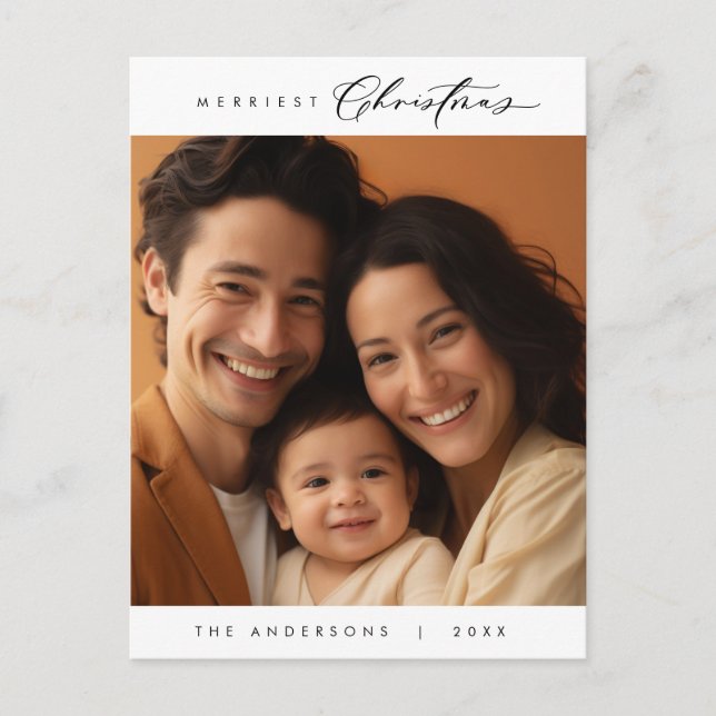 Postal Felicidad al saludo a la familia de los Navidades  (Anverso)