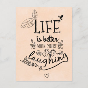 Postal Felicidad, Éxito, Actitud, Melocotón Motivacional