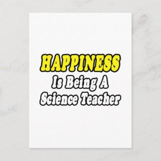 Postal Felicidad... Profesor de Ciencias