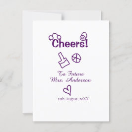 Postal Felicidades a futura Sra agregar nombre de la novi