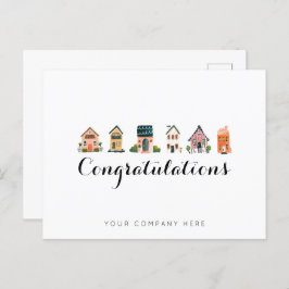 Postal Felicidades Agente Inmobiliario Nuevo Propietario