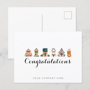 Postal Felicidades Agente Inmobiliario Nuevo Propietario