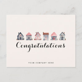 Postal Felicidades Agente Inmobiliario Nuevo Propietario