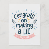 Felicidades por crear un pequeño humano Embarazo d