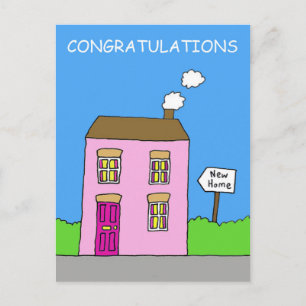 Postal Felicidades por Mudarse Juntos Nueva Casa