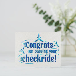Postal ¡Felicidades por pasar tu chequera!