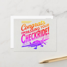 Postal ¡Felicidades por pasar tu chequera!