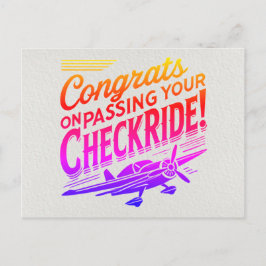Postal ¡Felicidades por pasar tu chequera!