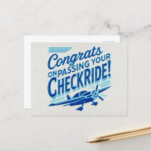 Postal ¡Felicidades por pasar tu chequera!