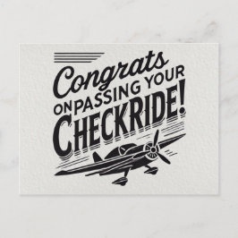 Postal ¡Felicidades por pasar tu chequera!