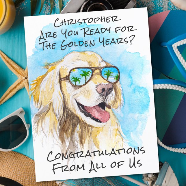 Postal Felicidades por su jubilación de todos nosotros (Subido por el creador)