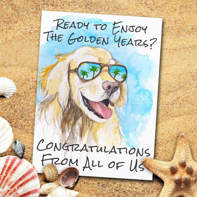 Postal Felicidades por su jubilación de todos nosotros (Subido por el creador)