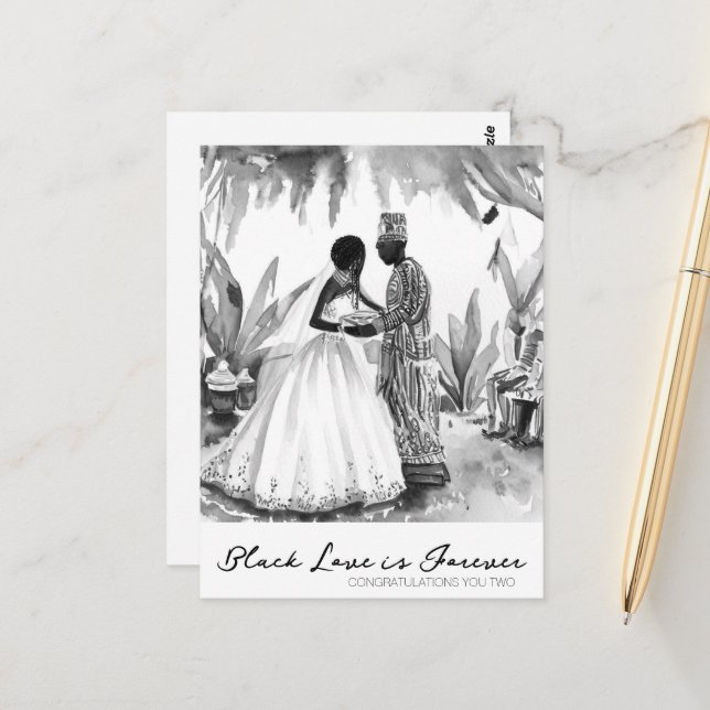 Postal Felicidades por tu boda (Anverso/Reverso In Situ)