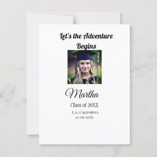 Postal Felicidades por tu graduación añade nombre foto ci