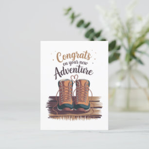 Postal Felicidades por tu nueva aventura de compromiso de