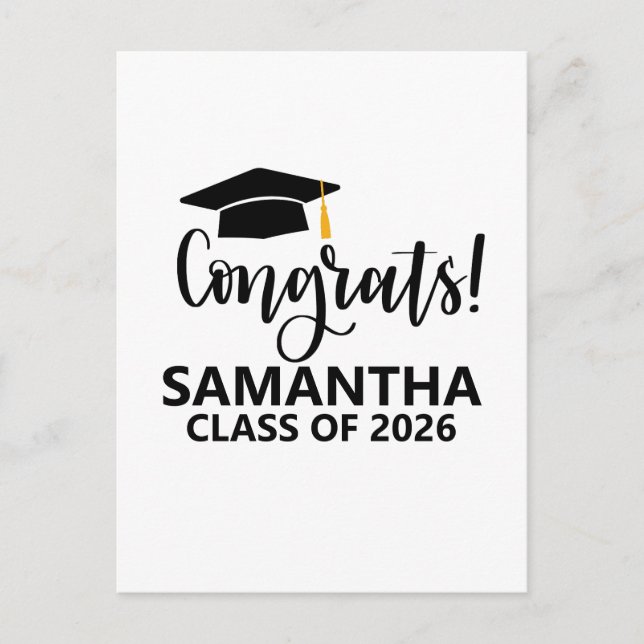POSTAL FELICITA GRADUADO PERSONALIZADA (Anverso)