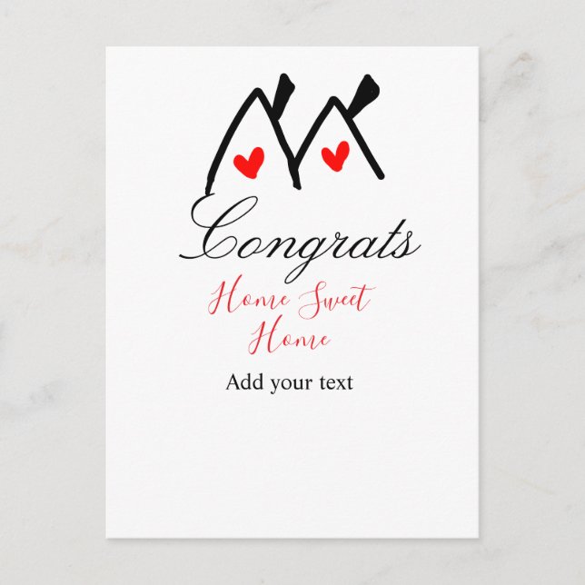 Postal Felicitaciones a la inauguración de nuevos inmuebl (Anverso)