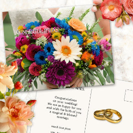 Postal Felicitaciones a su Boda