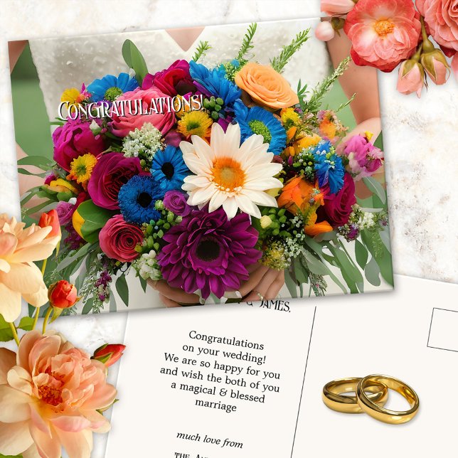 Postal Felicitaciones a su Boda (Subido por el creador)