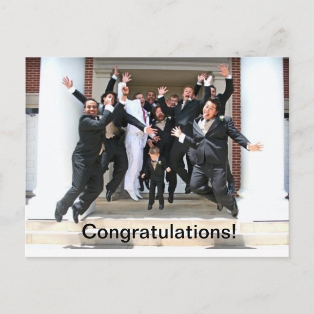 Postal Felicitaciones a su Boda (Anverso)