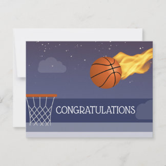 Postal Felicitaciones al equipo de básquetbol por ganar p