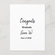 Felicitaciones clase de año nombre escuela col