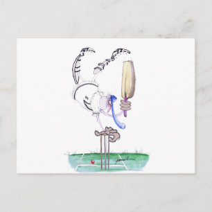 Postal felicitaciones - críquet, tony fernandes