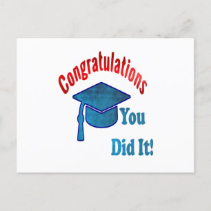 Postal Felicitaciones de Graduación
