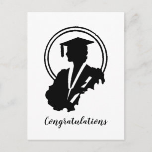 Postal Felicitaciones de graduación retro