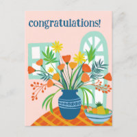 FELICITACIONES Hermoso Ramo Floral Divertido Perso