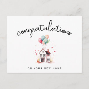Postal Felicitaciones Nuevo propietario Balón Inmobiliari