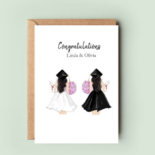 Postal felicitaciones personalizadas, graduado