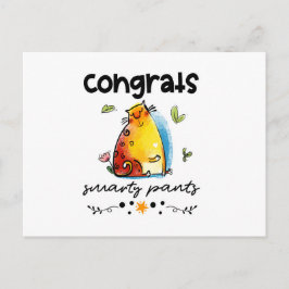 Postal Felicitaciones Personalizado de Pantalones Intelig