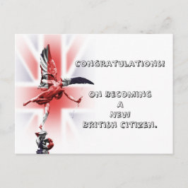 Postal ¡Felicitaciones por convertirse en un ciudadano br