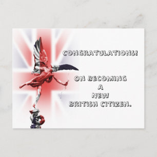 Postal ¡Felicitaciones por convertirse en un ciudadano br