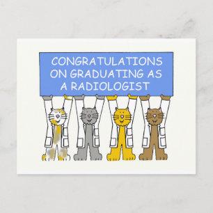 Postal Felicitaciones por graduarse como radiólogo