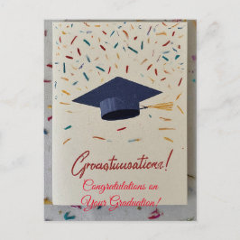 Postal ¡Felicitaciones por la graduación!