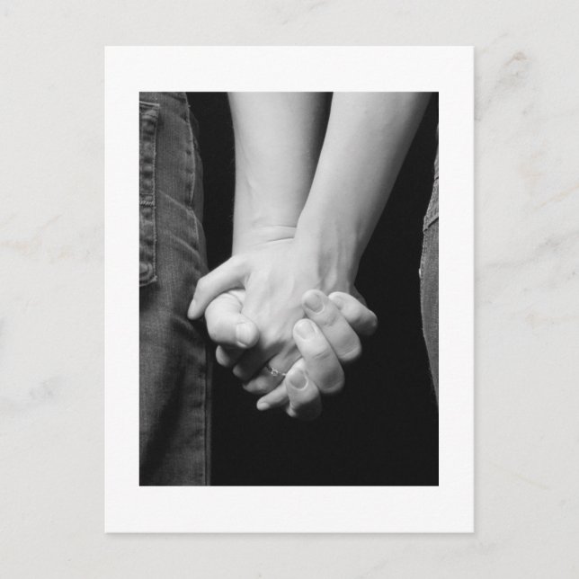 Postal Felicitaciones por tu compromiso (Anverso)