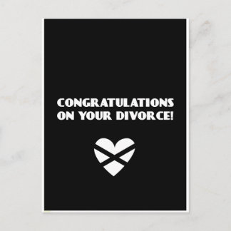 Postal Felicitaciones por tu divorcio