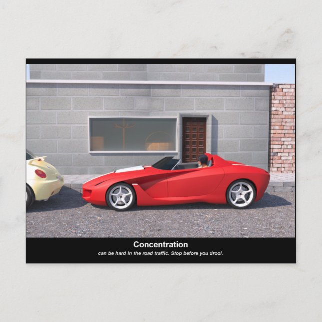 Postal Felicitaciones por tu licencia de conducir (inglés (Anverso)