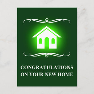 Postal felicitaciones por tu nueva casa : mod casa