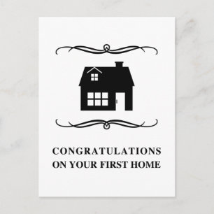 Postal felicitaciones por tu primer hogar : mod home
