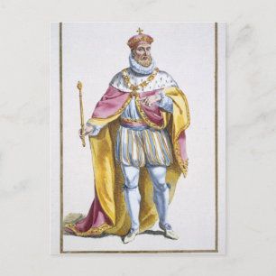 Postal Felipe II (1527-98) Rey de España de "Receuil de