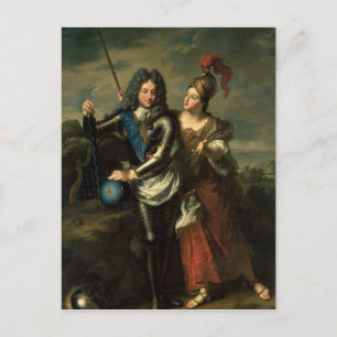 Postal Felipe II de Orleans el Regente de Francia