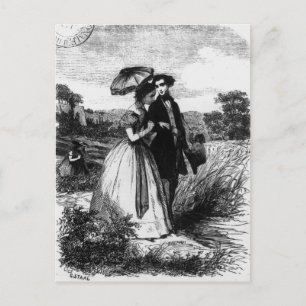Postal Felix de Vandenesse y señora de Mortsauf